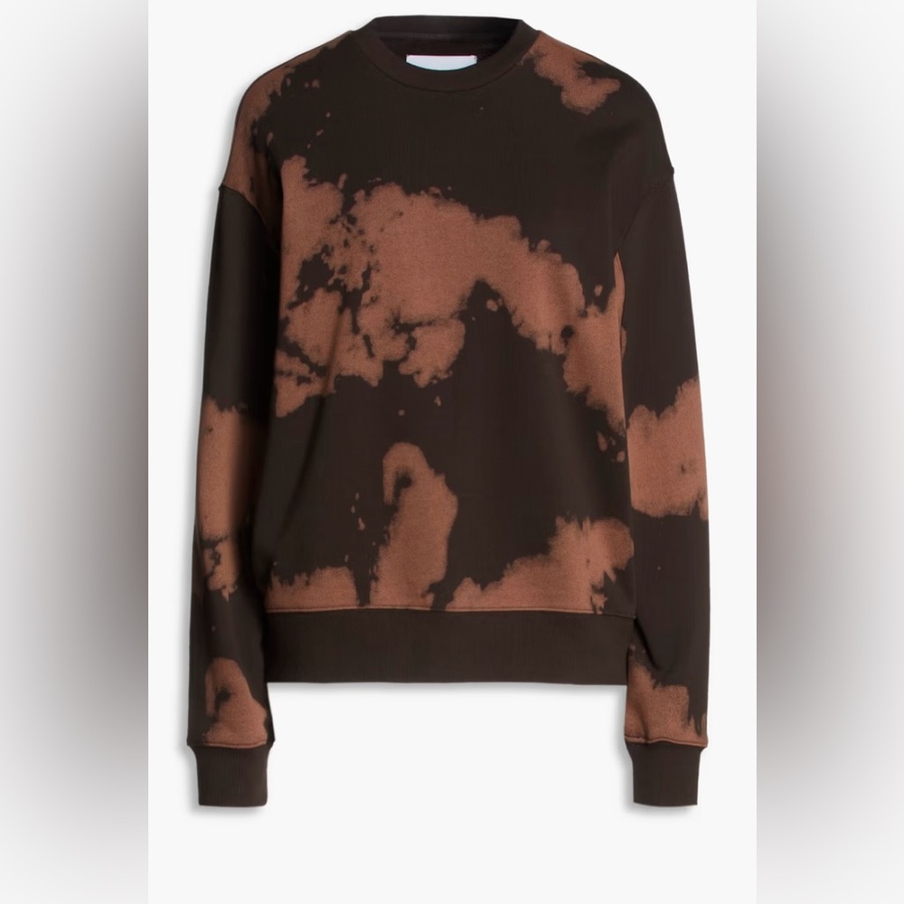 Pistola Bleached Tie Dye Sweatshirt Women’s Brown & Light Brown Size XS - Picture 3 of 10